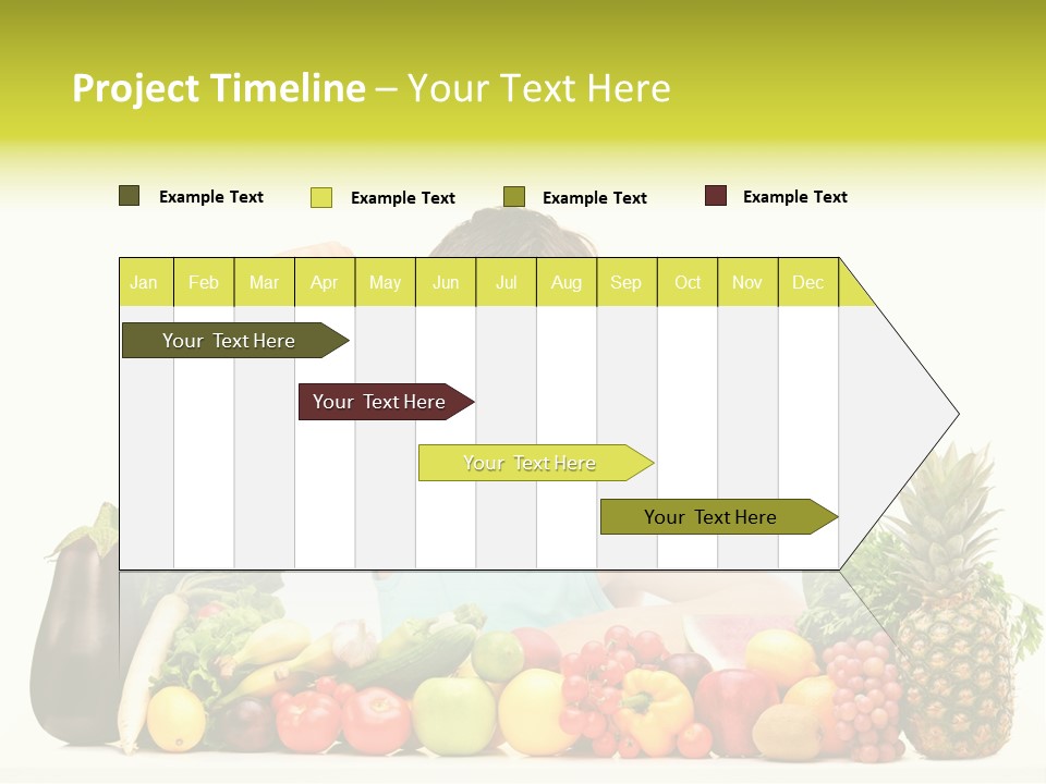 Breakfast Caucasian Smile PowerPoint Template