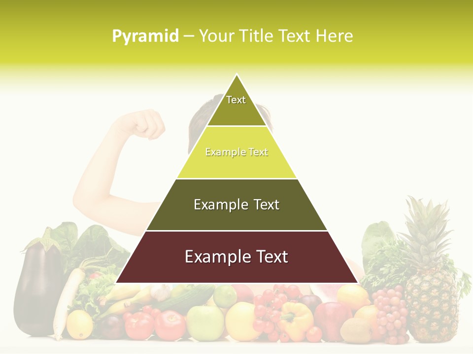 Breakfast Caucasian Smile PowerPoint Template