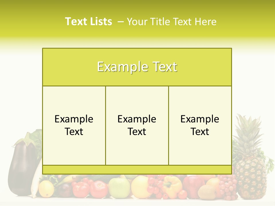 Breakfast Caucasian Smile PowerPoint Template