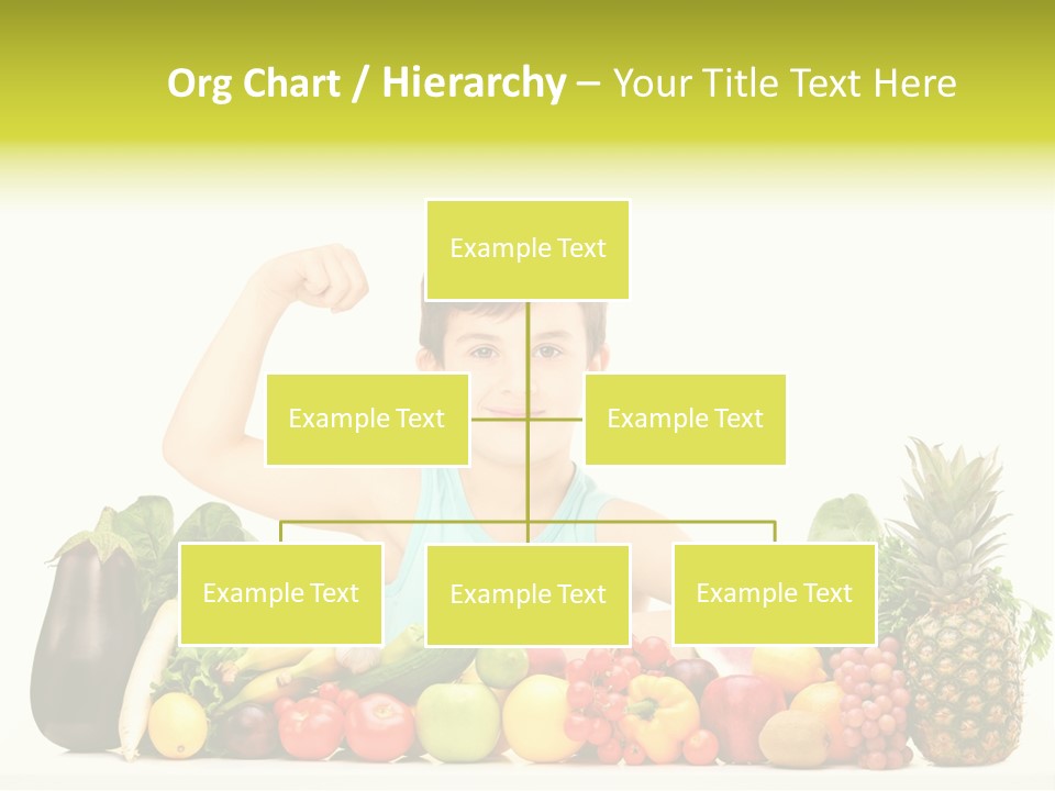 Breakfast Caucasian Smile PowerPoint Template