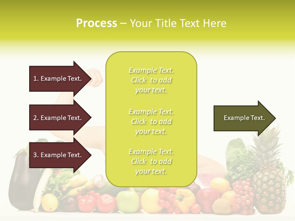 Breakfast Caucasian Smile PowerPoint Template