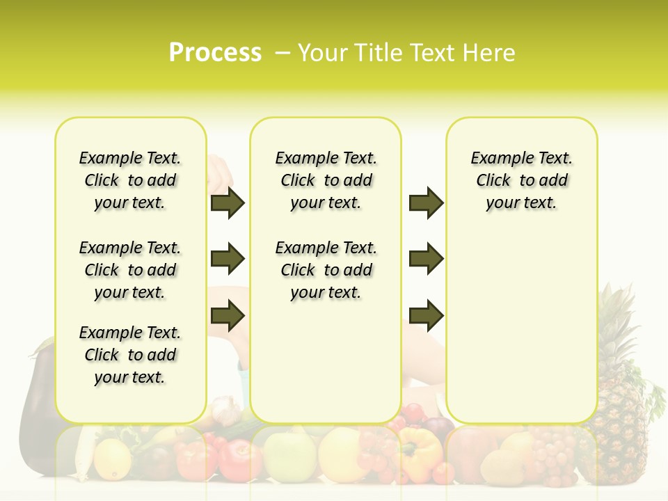 Breakfast Caucasian Smile PowerPoint Template