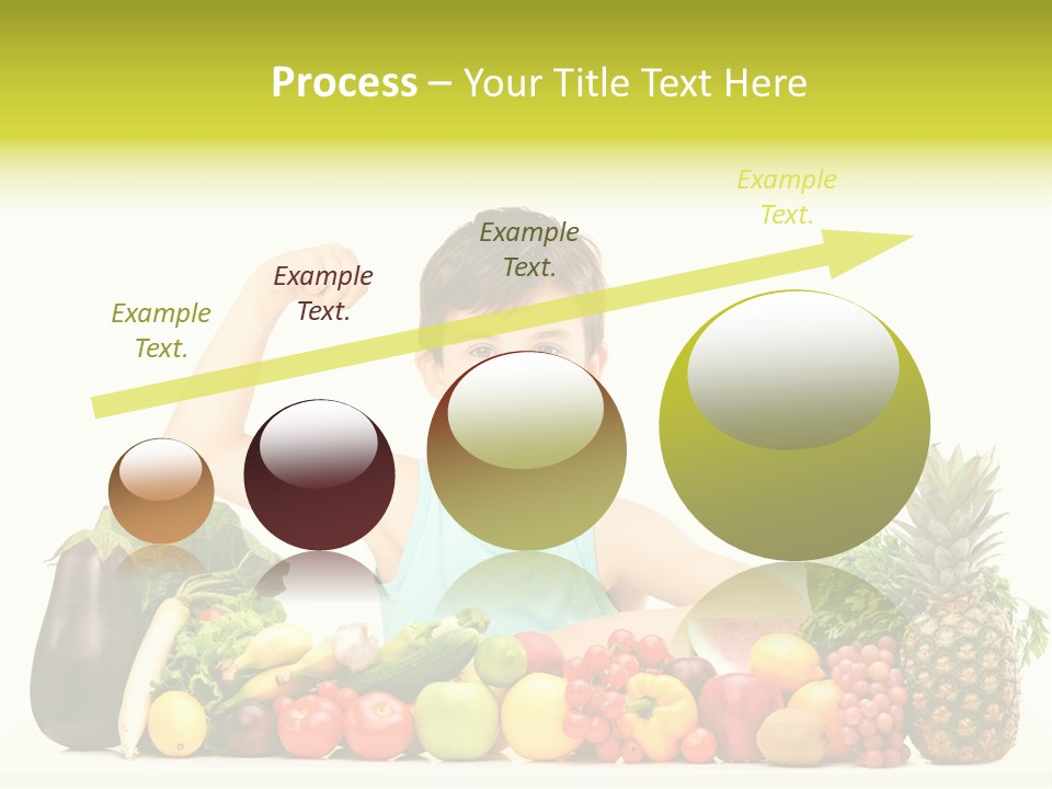 Breakfast Caucasian Smile PowerPoint Template
