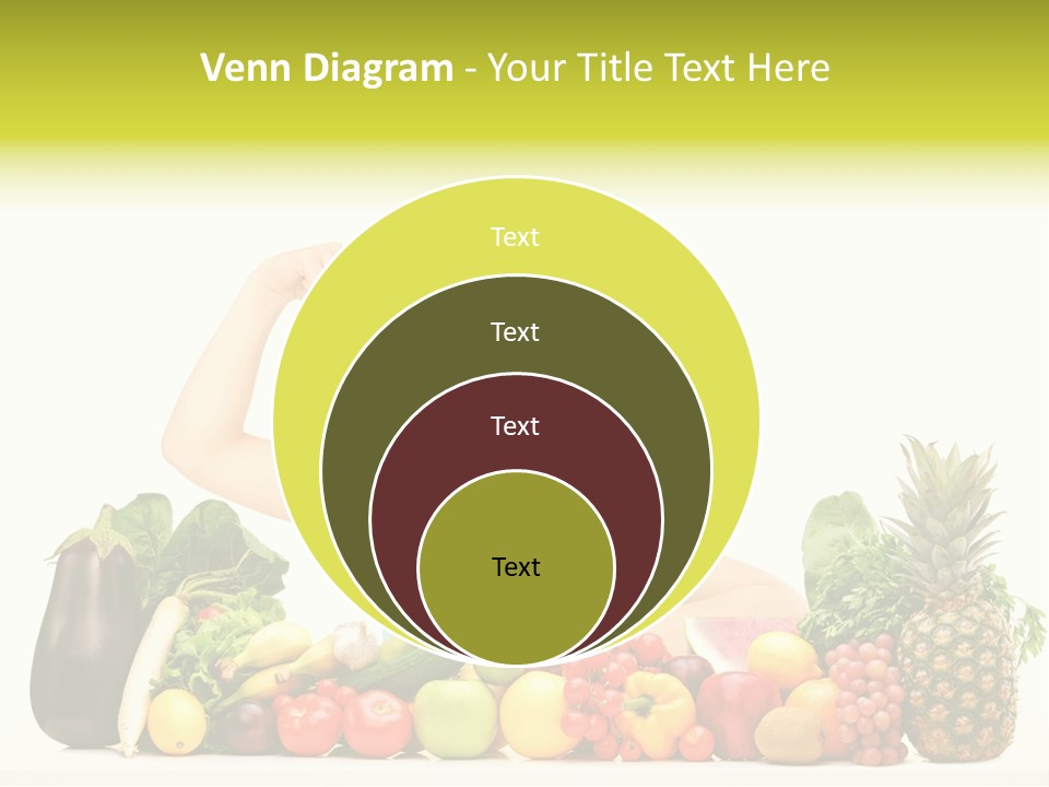 Breakfast Caucasian Smile PowerPoint Template