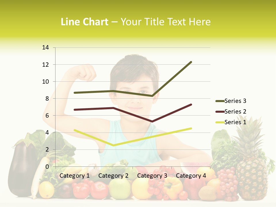 Breakfast Caucasian Smile PowerPoint Template