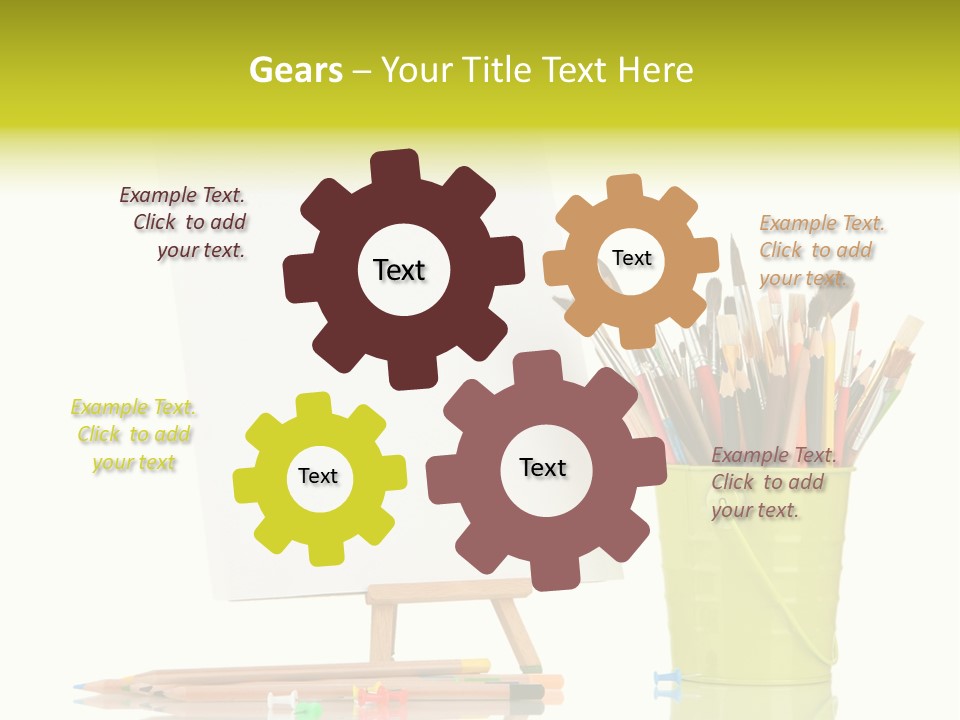 Sheet Stand Artist PowerPoint Template