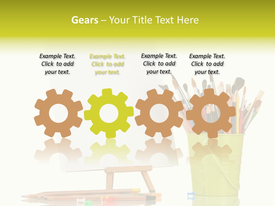 Sheet Stand Artist PowerPoint Template