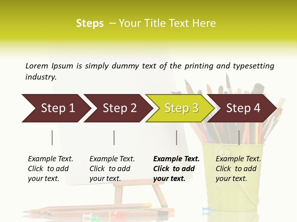 Sheet Stand Artist PowerPoint Template