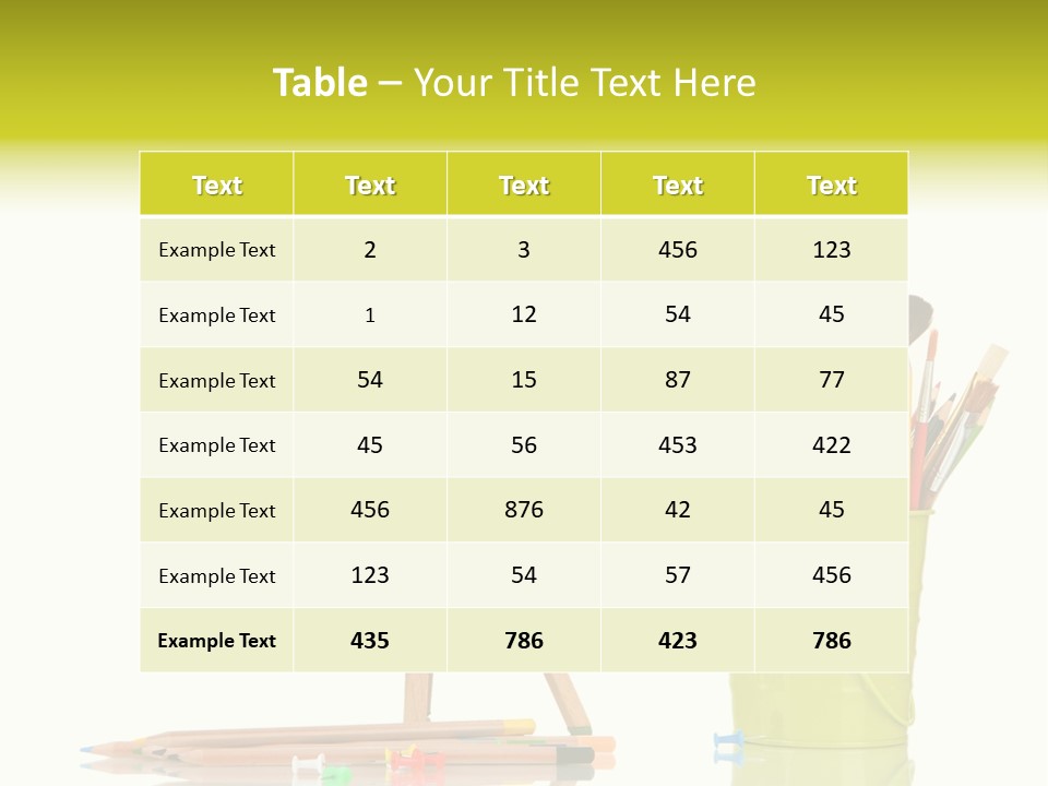 Sheet Stand Artist PowerPoint Template