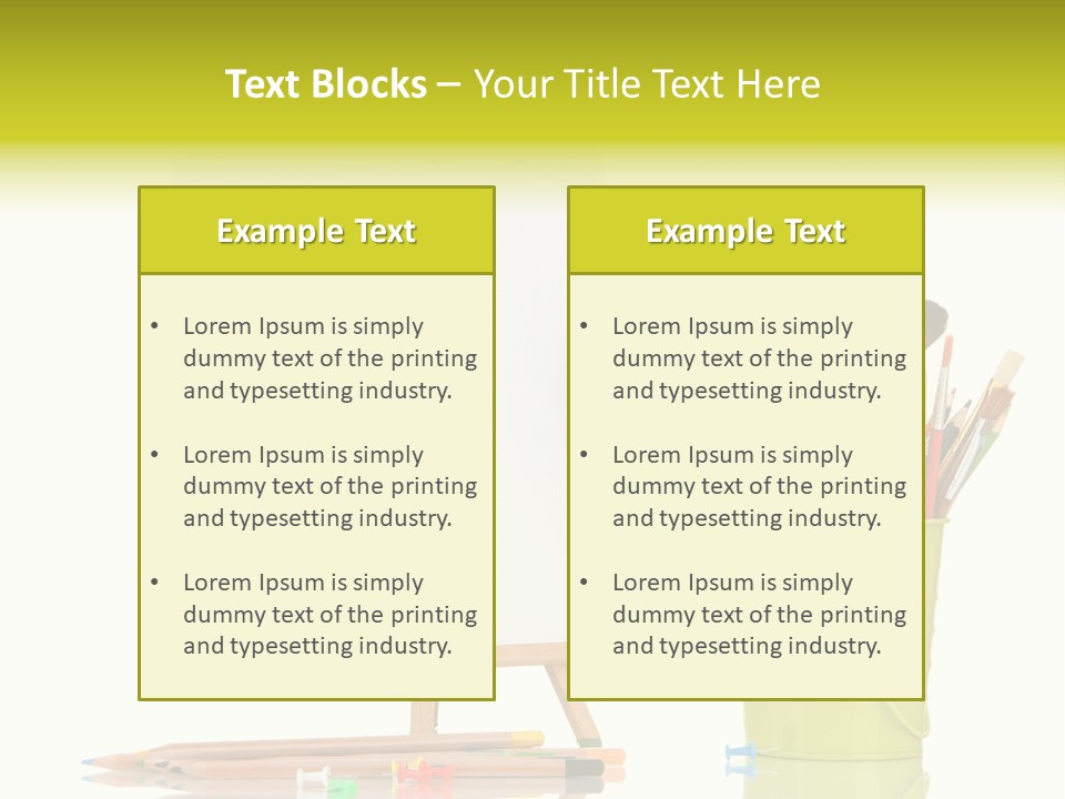 Sheet Stand Artist PowerPoint Template