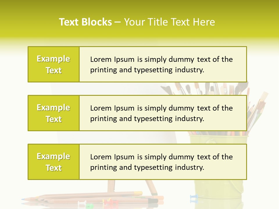 Sheet Stand Artist PowerPoint Template