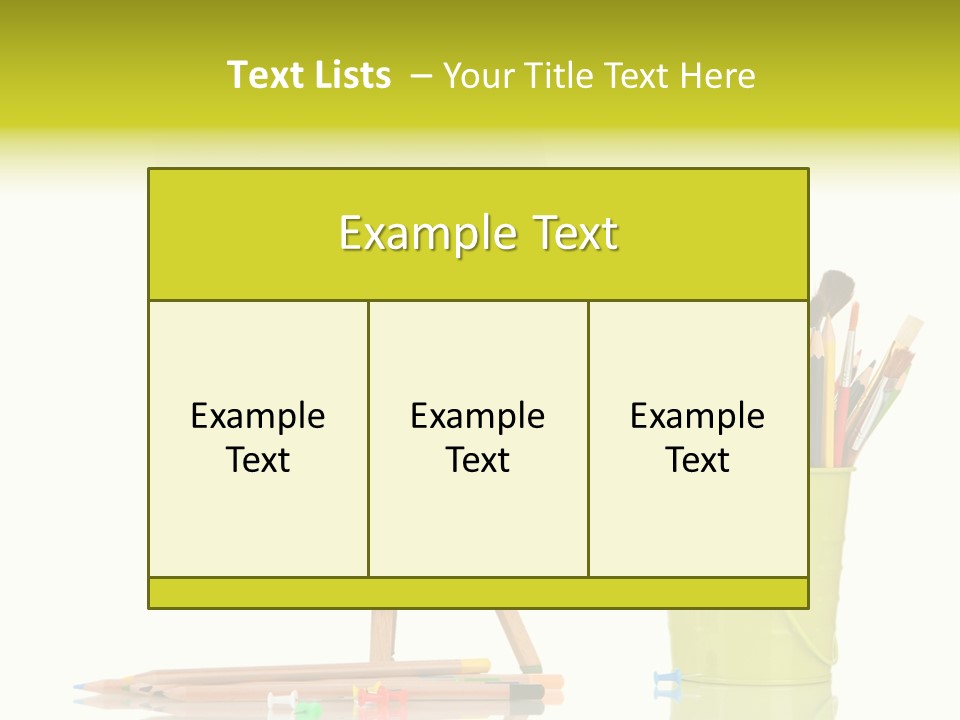 Sheet Stand Artist PowerPoint Template