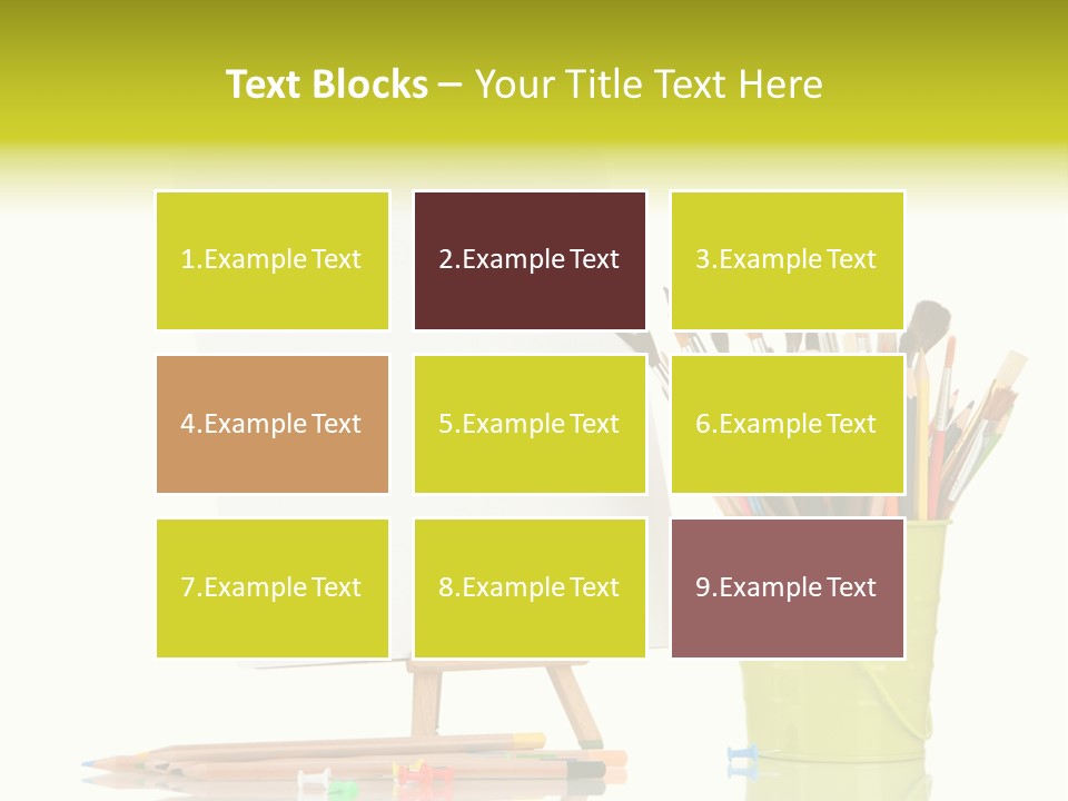 Sheet Stand Artist PowerPoint Template