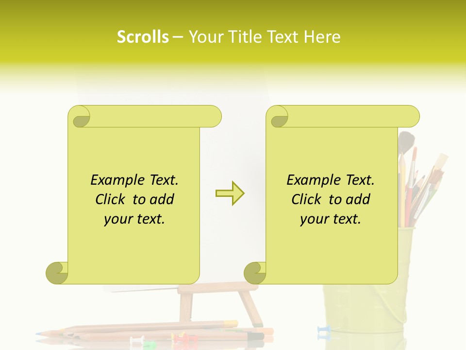 Sheet Stand Artist PowerPoint Template