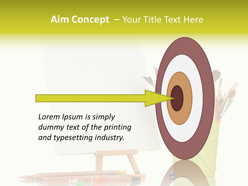 Sheet Stand Artist PowerPoint Template