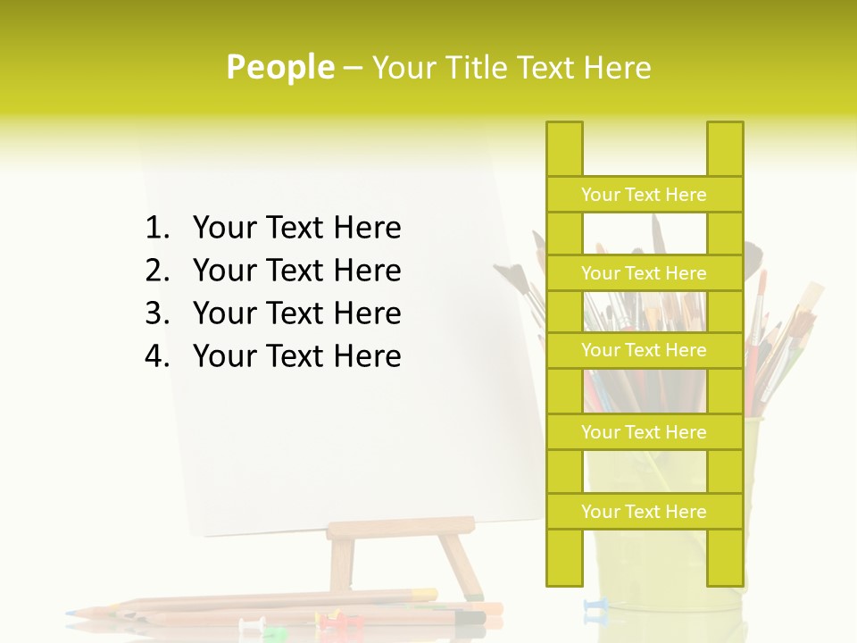Sheet Stand Artist PowerPoint Template