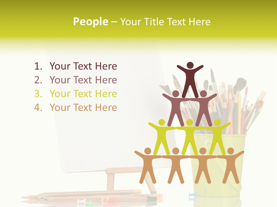 Sheet Stand Artist PowerPoint Template