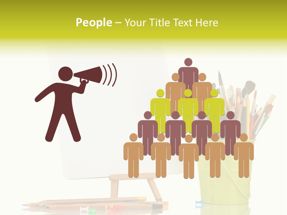 Sheet Stand Artist PowerPoint Template