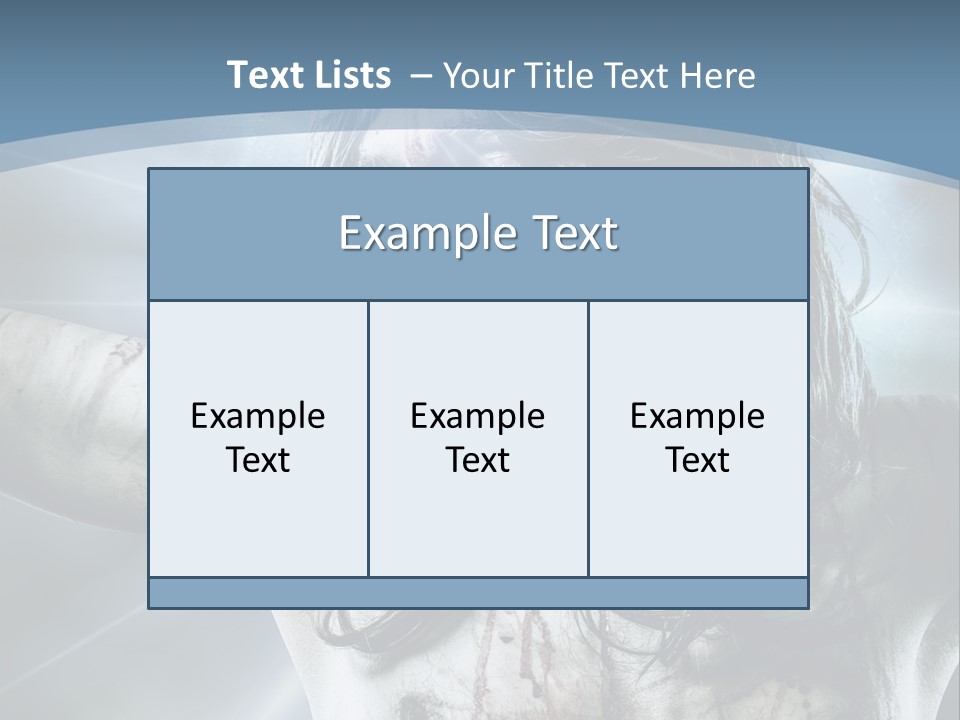 Jesus Powerpoint Presentation With A Blue Background PowerPoint Template