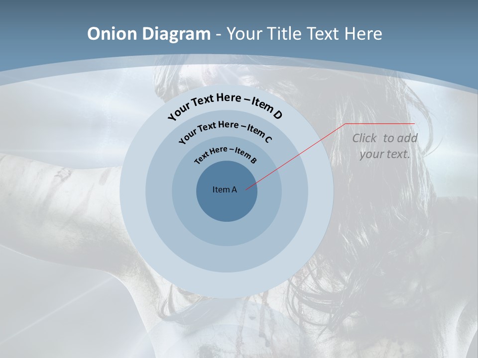 Jesus Powerpoint Presentation With A Blue Background PowerPoint Template