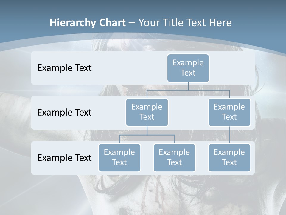 Jesus Powerpoint Presentation With A Blue Background PowerPoint Template