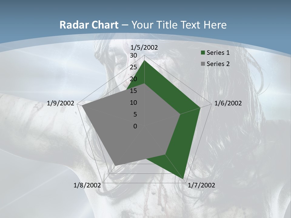 Jesus Powerpoint Presentation With A Blue Background PowerPoint Template