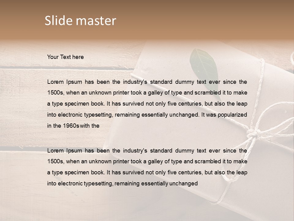 Rope Green Board PowerPoint Template