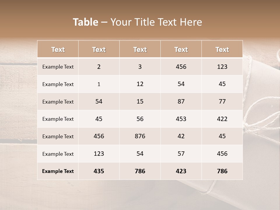 Rope Green Board PowerPoint Template