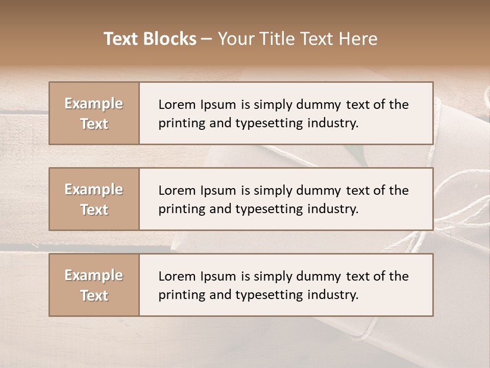 Rope Green Board PowerPoint Template
