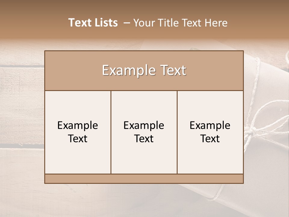 Rope Green Board PowerPoint Template