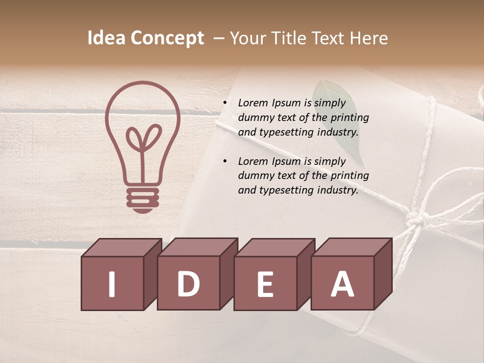 Rope Green Board PowerPoint Template