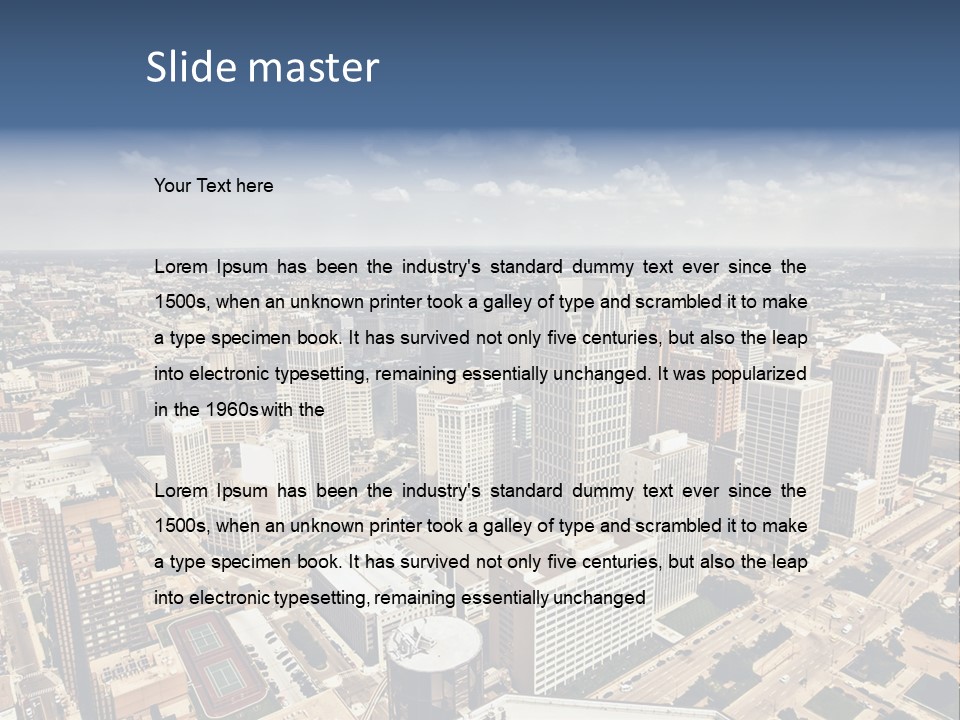 Day Scene Capital PowerPoint Template