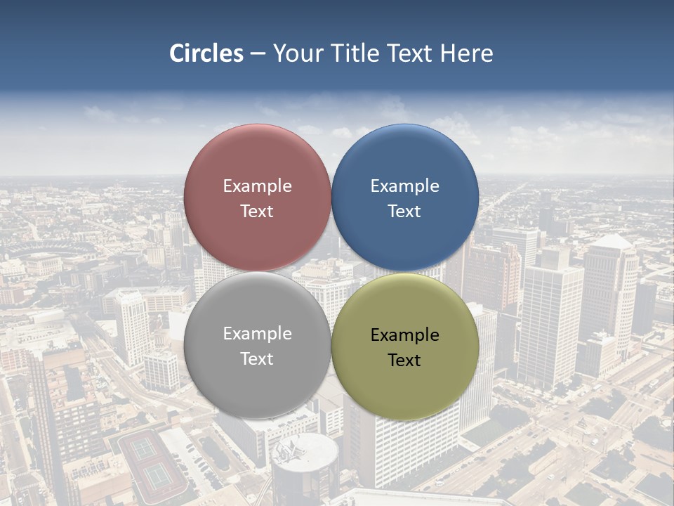 Day Scene Capital PowerPoint Template