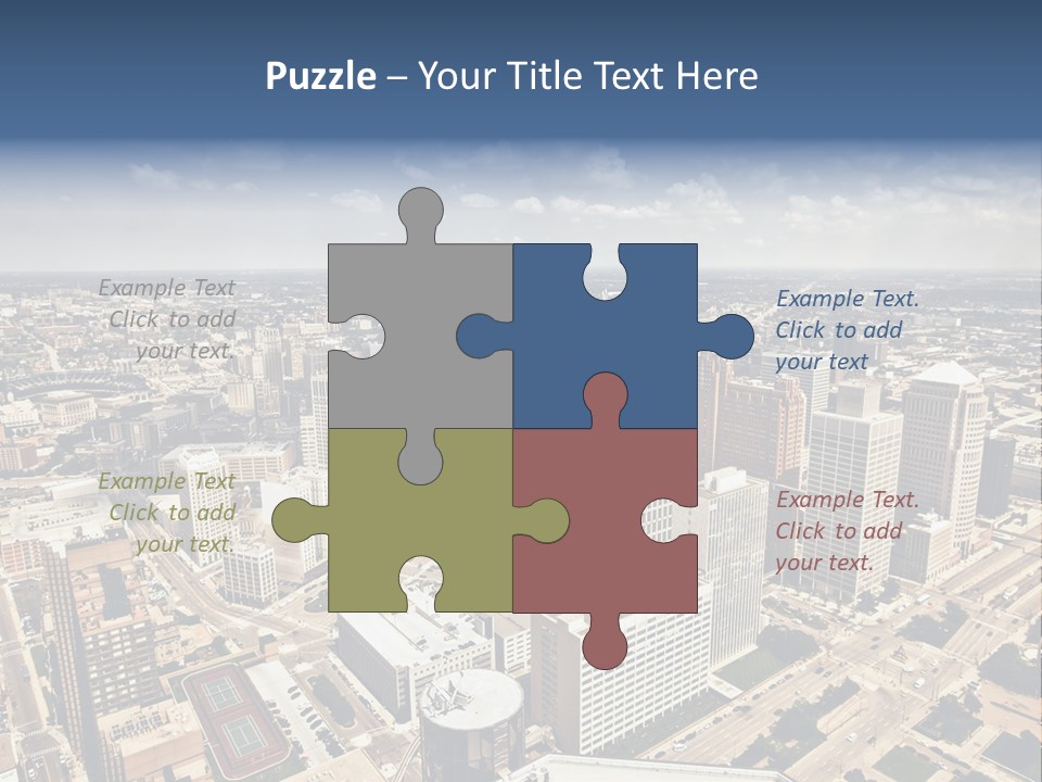 Day Scene Capital PowerPoint Template