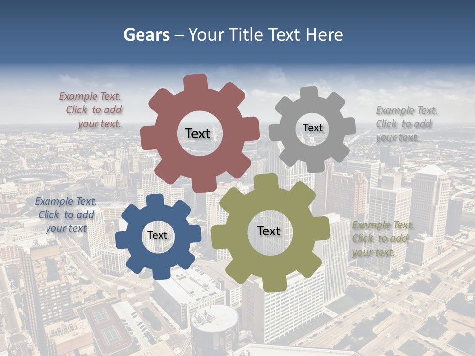 Day Scene Capital PowerPoint Template