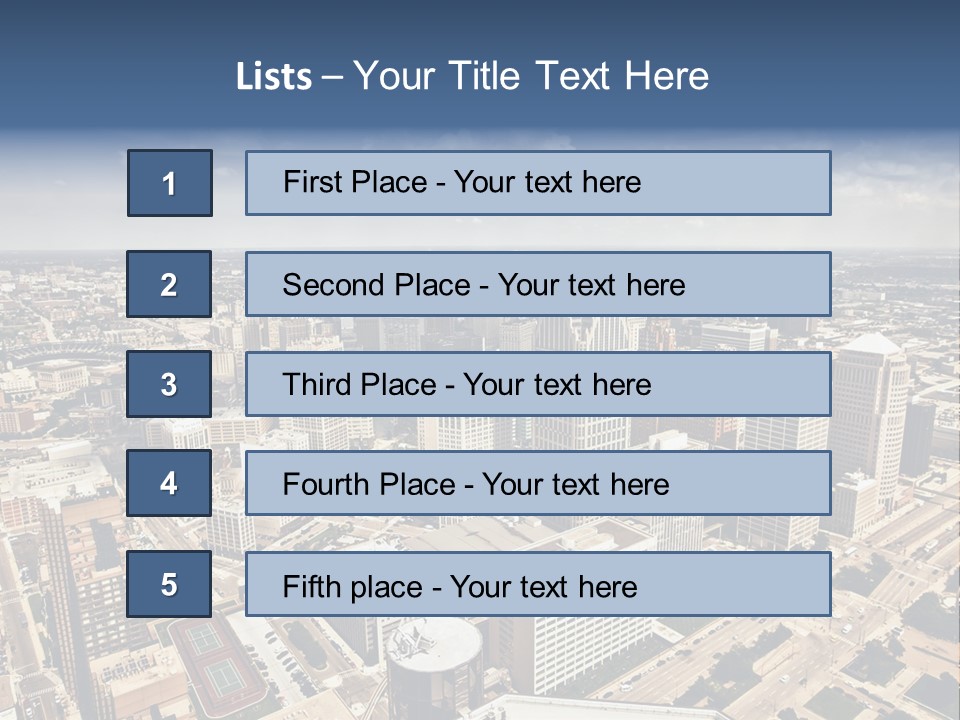 Day Scene Capital PowerPoint Template