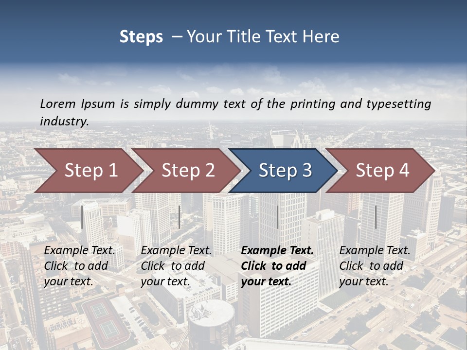 Day Scene Capital PowerPoint Template