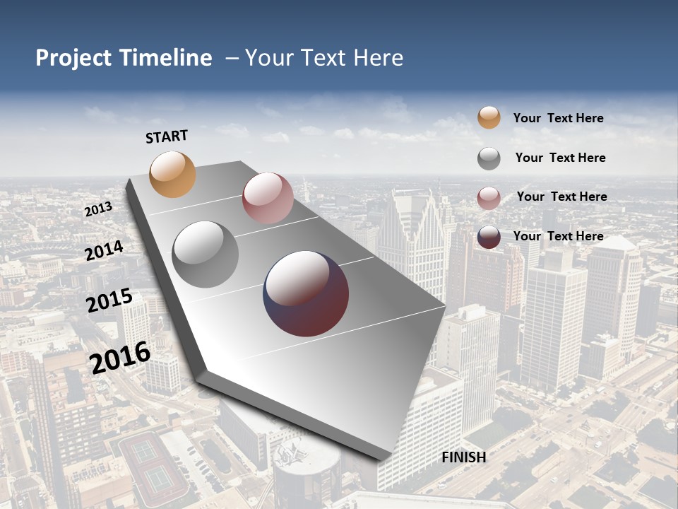 Day Scene Capital PowerPoint Template