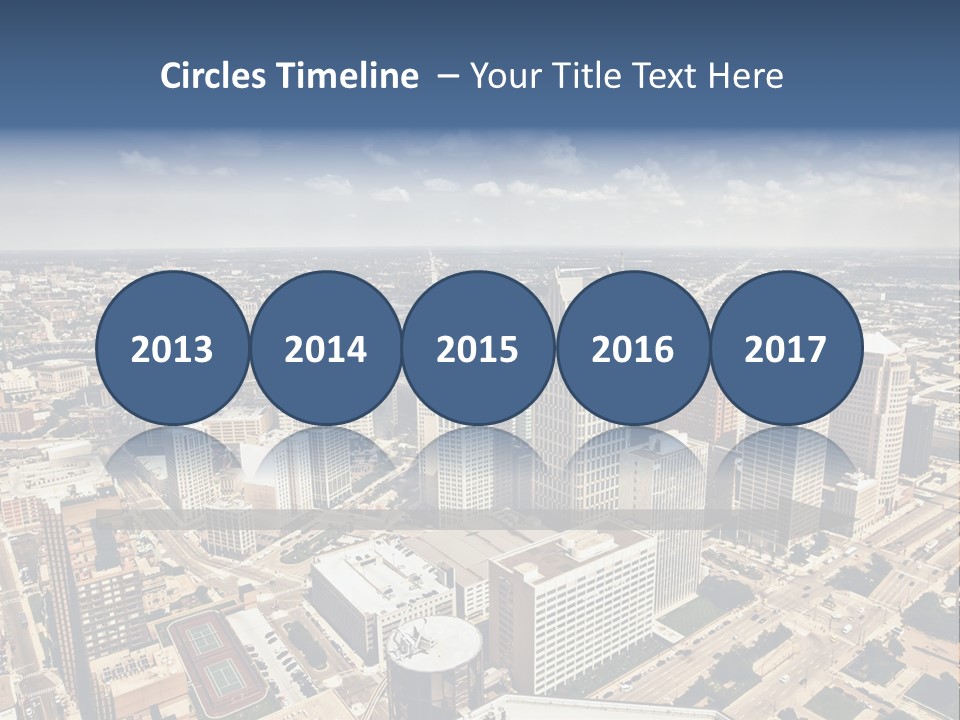 Day Scene Capital PowerPoint Template