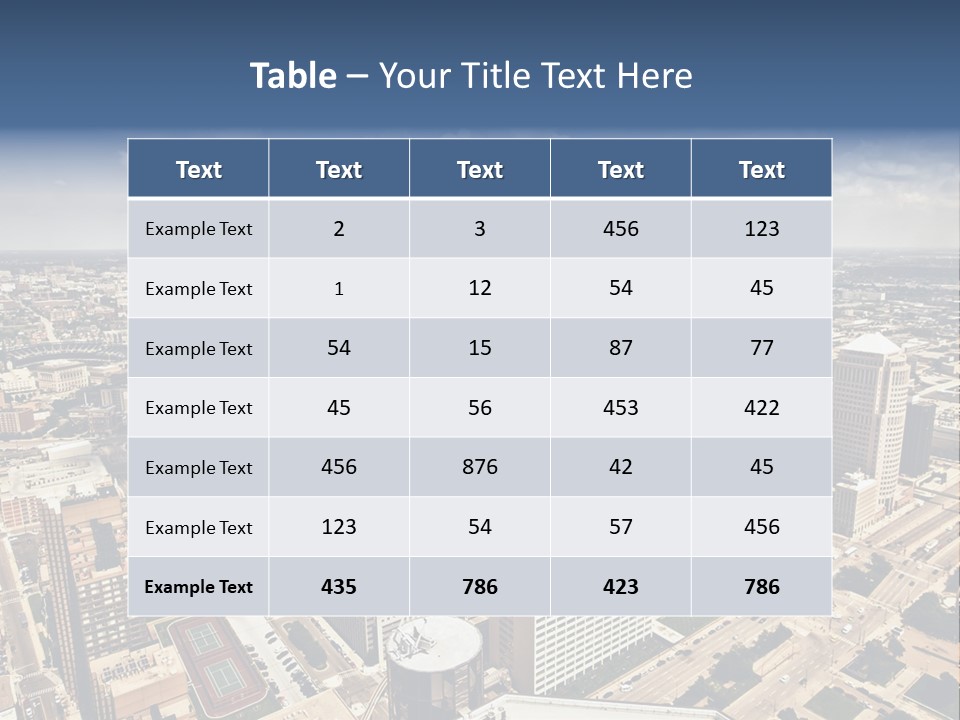 Day Scene Capital PowerPoint Template