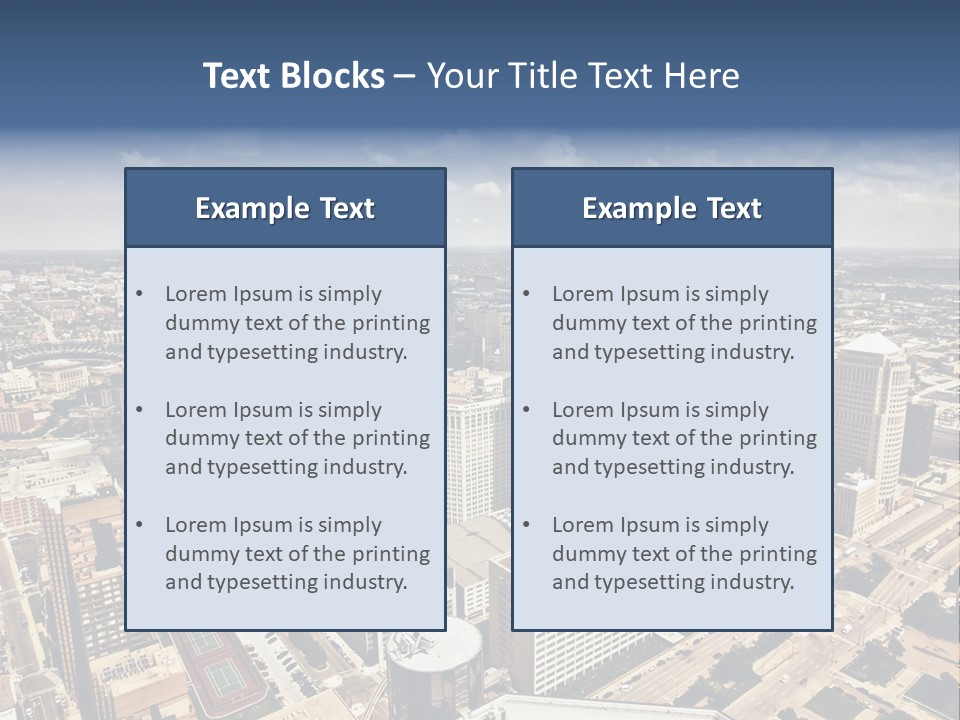 Day Scene Capital PowerPoint Template