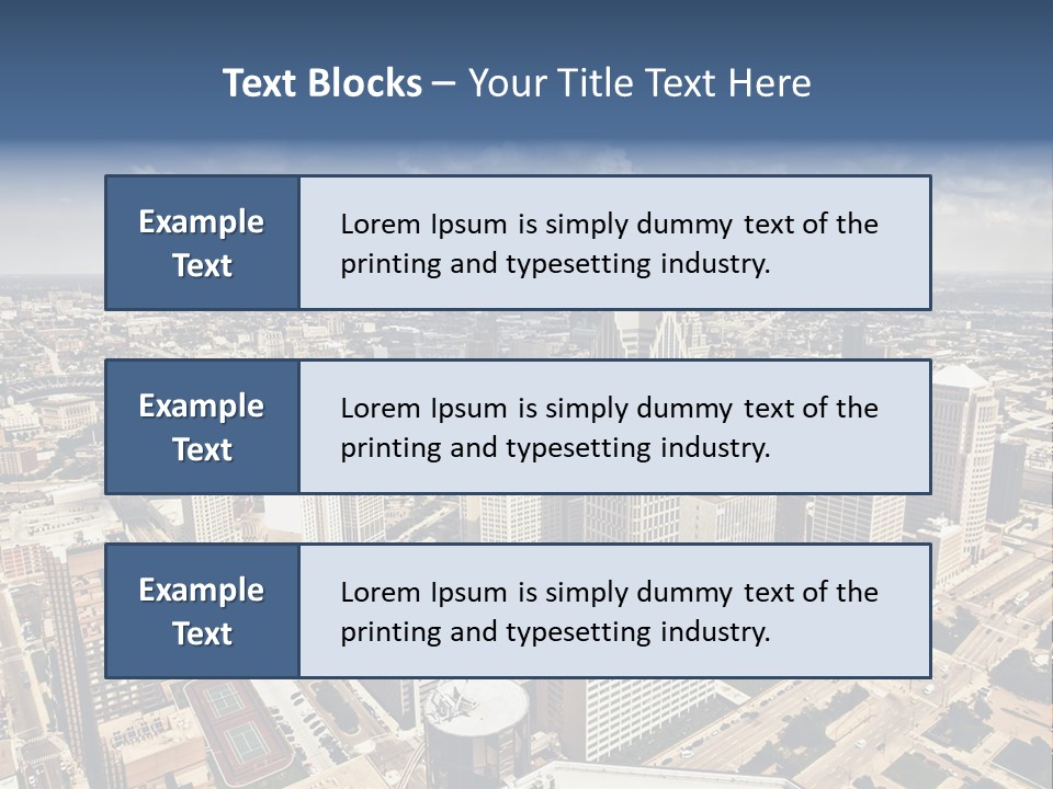 Day Scene Capital PowerPoint Template