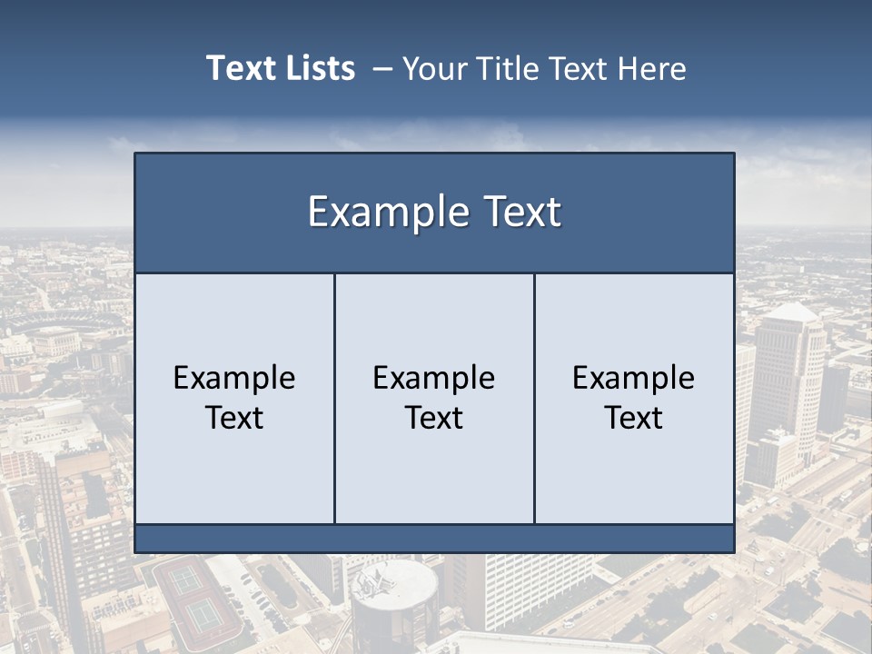 Day Scene Capital PowerPoint Template