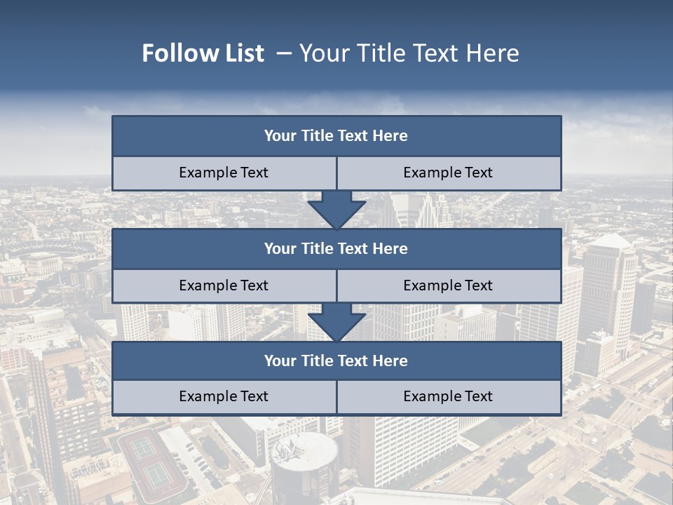 Day Scene Capital PowerPoint Template