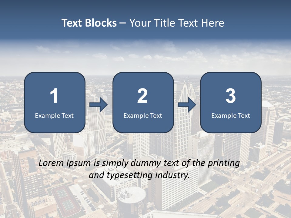 Day Scene Capital PowerPoint Template