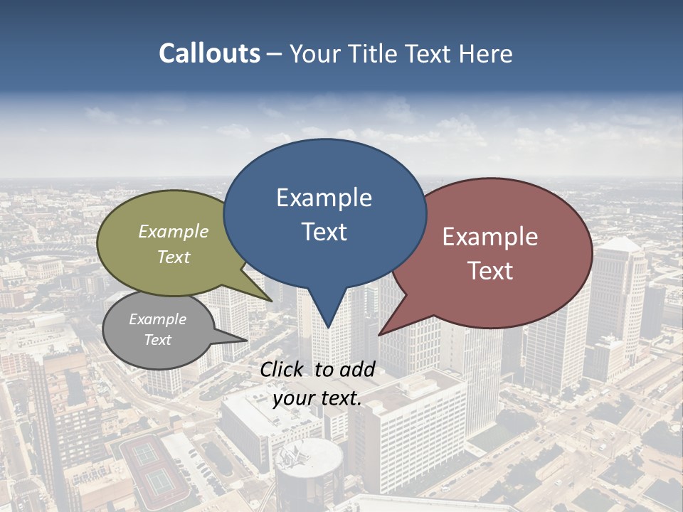 Day Scene Capital PowerPoint Template