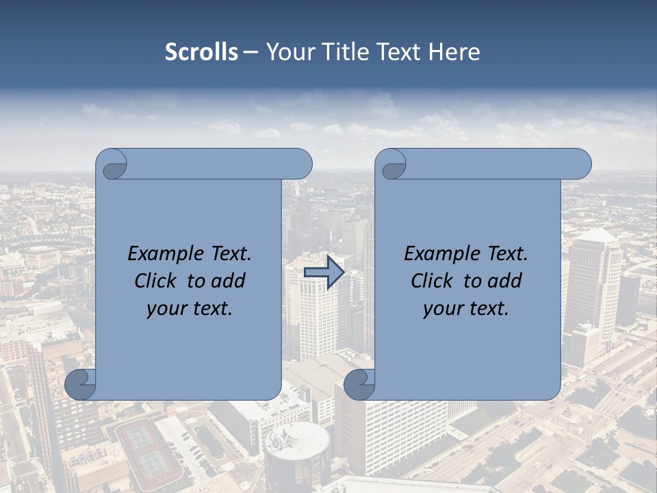 Day Scene Capital PowerPoint Template