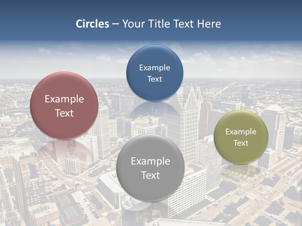 Day Scene Capital PowerPoint Template