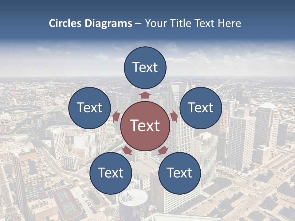 Day Scene Capital PowerPoint Template