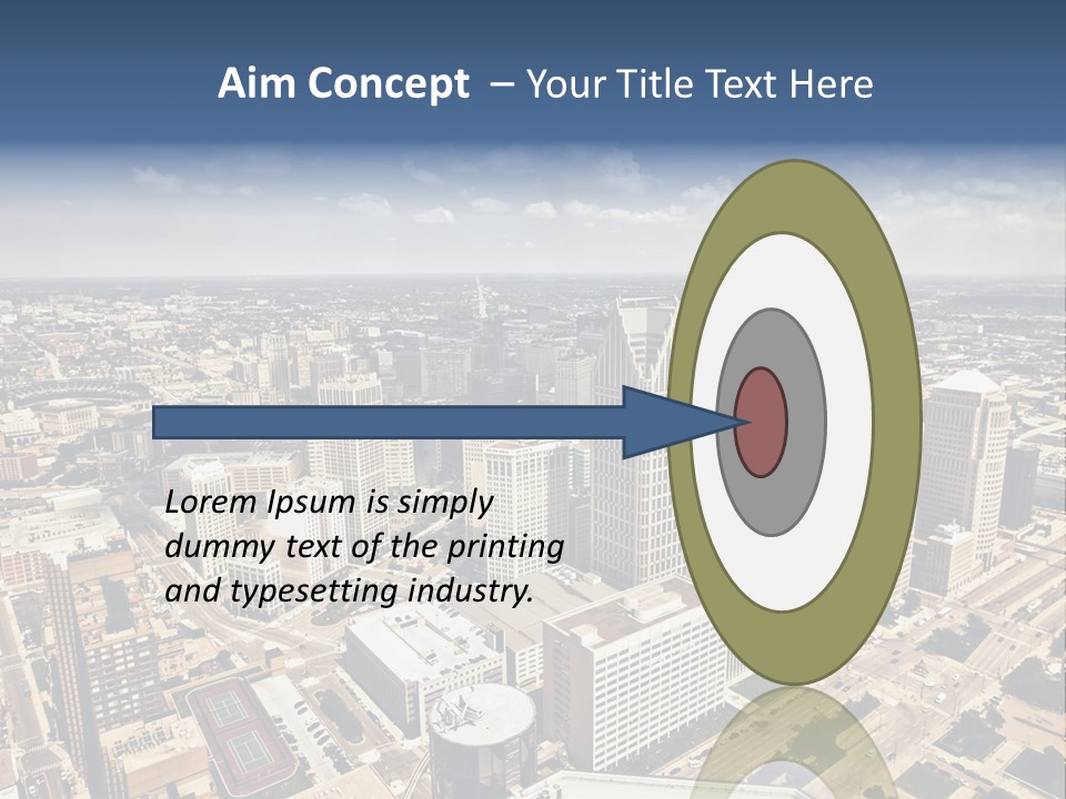 Day Scene Capital PowerPoint Template